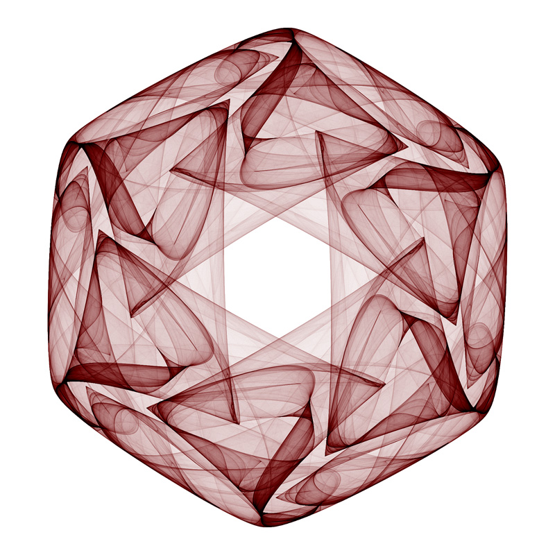 Star of David symmetric icon