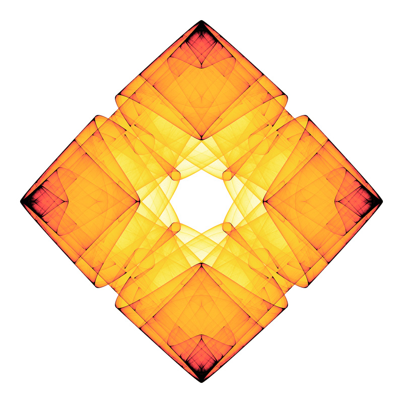 Origami symmetric icon