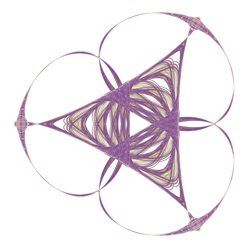 Triangular symmetric icon